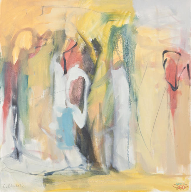 Clara Blalock Abstract Oil On Canvas - Image 7