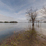 Flooding at West Bank Lake Lanier