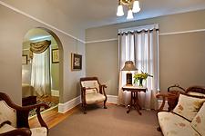 Seating area at the Olivia Rose suite -  Noble Manor Bed & Breakfast
